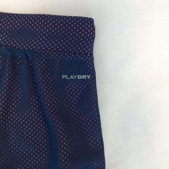 Reebok Playdry 7" Mesh Running Shorts Womens Size Small Navy Blue/Pink NWT - Picture 7 of 9